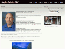 Tablet Screenshot of hughespainting.com